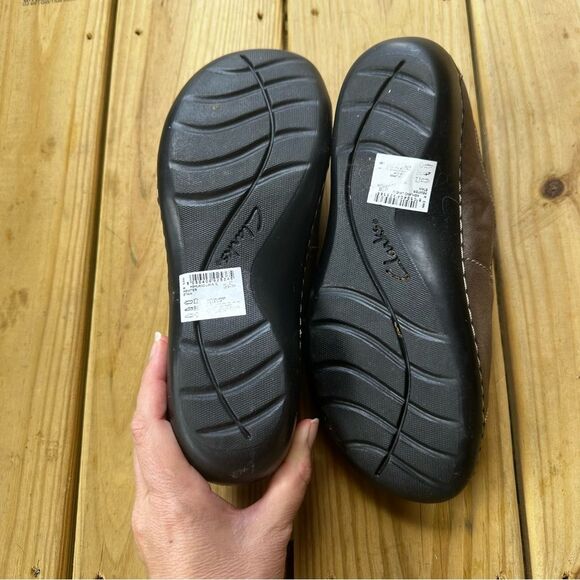 Clarks Womens Ashland Lane Q Loafer Slip on Shoe 9.5W Pewter casual ankle shoe - Picture 4 of 9